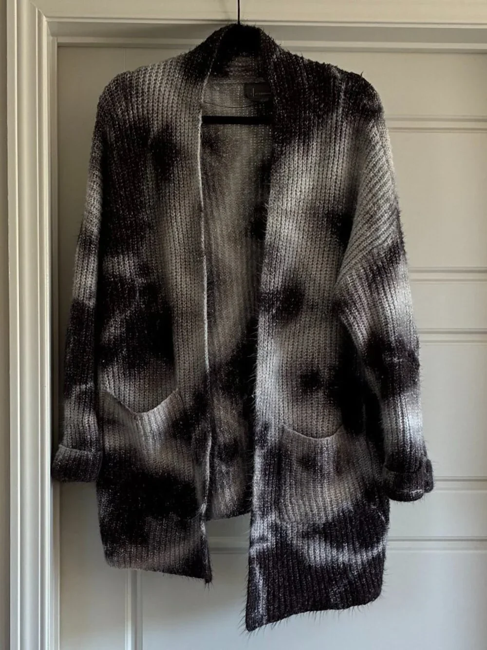 Anthropologie Avalon Tie Dye Long Line Knit Sweater Cardigan - Picture 2 of 4